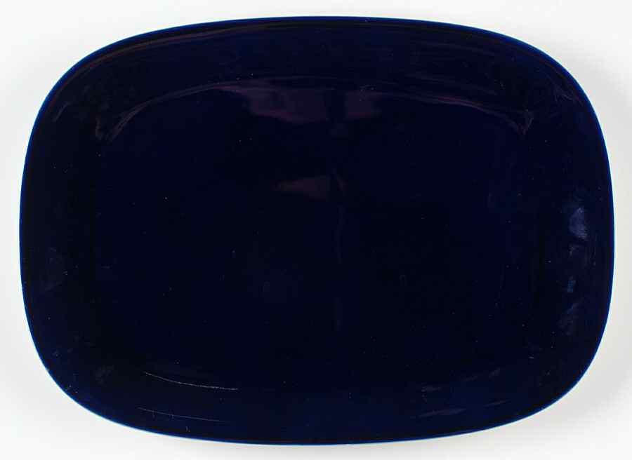Transition Cobalt Blue 14" Oval Serving Platter by Block-1