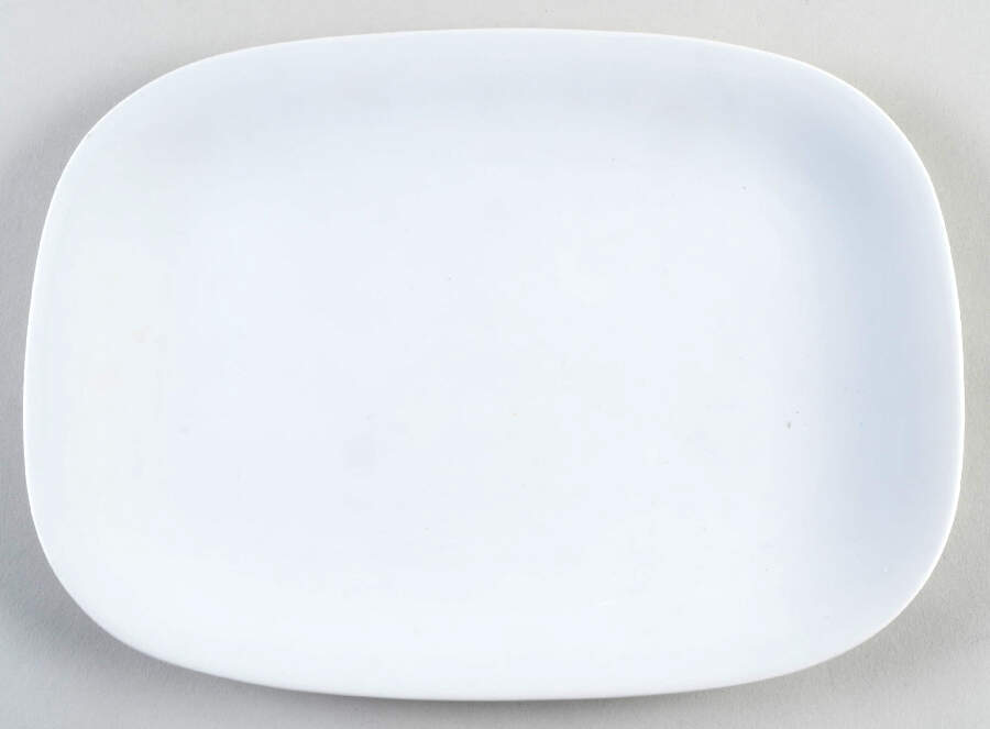Transition White 12" Oval Serving Platter by Block-1