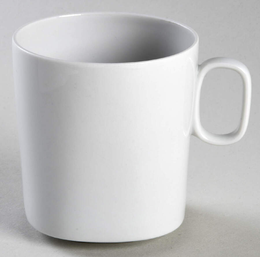Transition White Flat Cup by Block-1