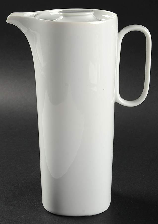 Transition White Mini Coffee Pot & Lid by Block-1