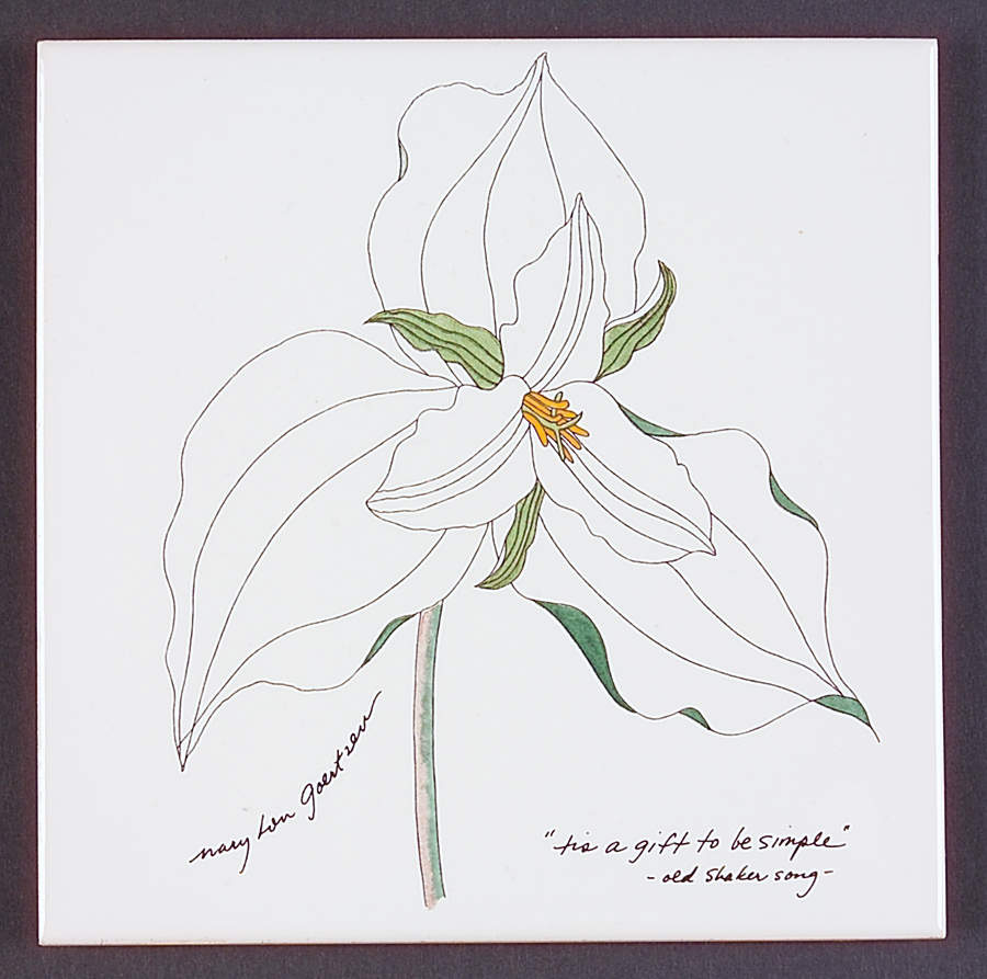 Trillium Tea Tile by Block-1