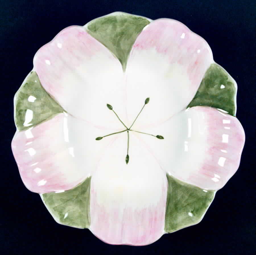 Tulipas Pink 8" Round Vegetable Bowl by Block-1