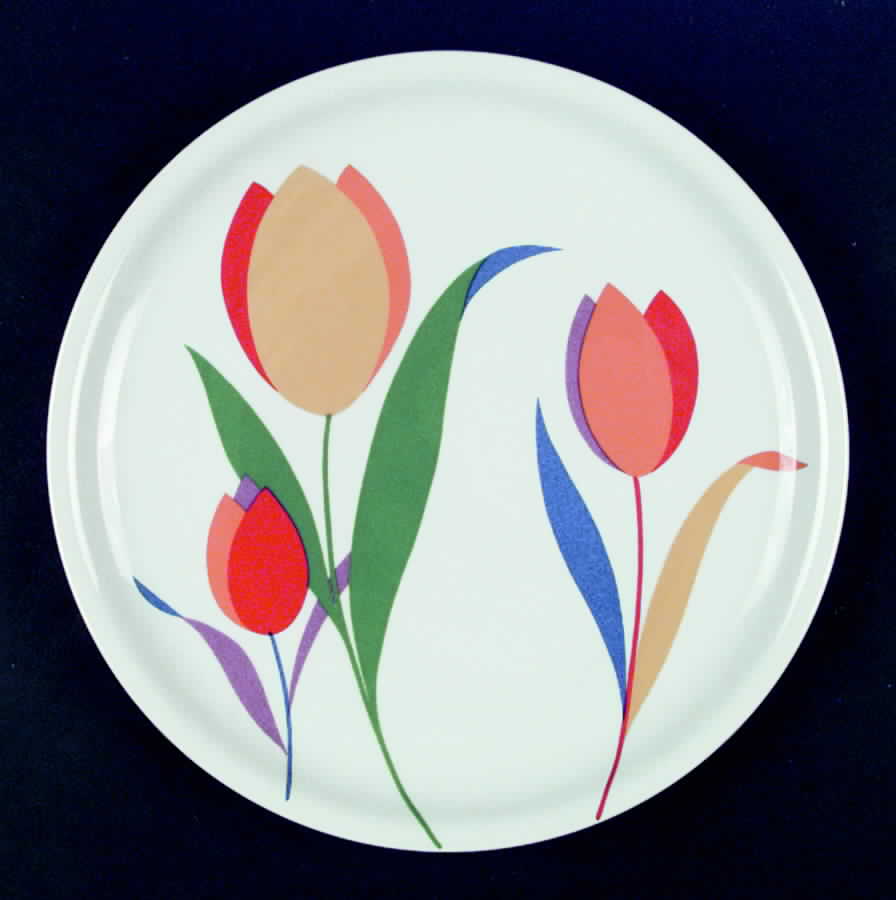 Tulip Time Dinner Plate by Block-1