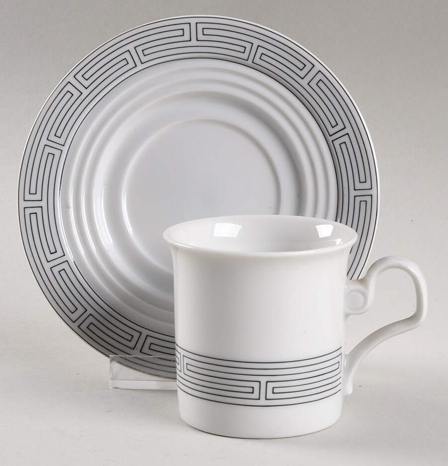 Ulysses Flat Demitasse Cup & Saucer Set by Block-1
