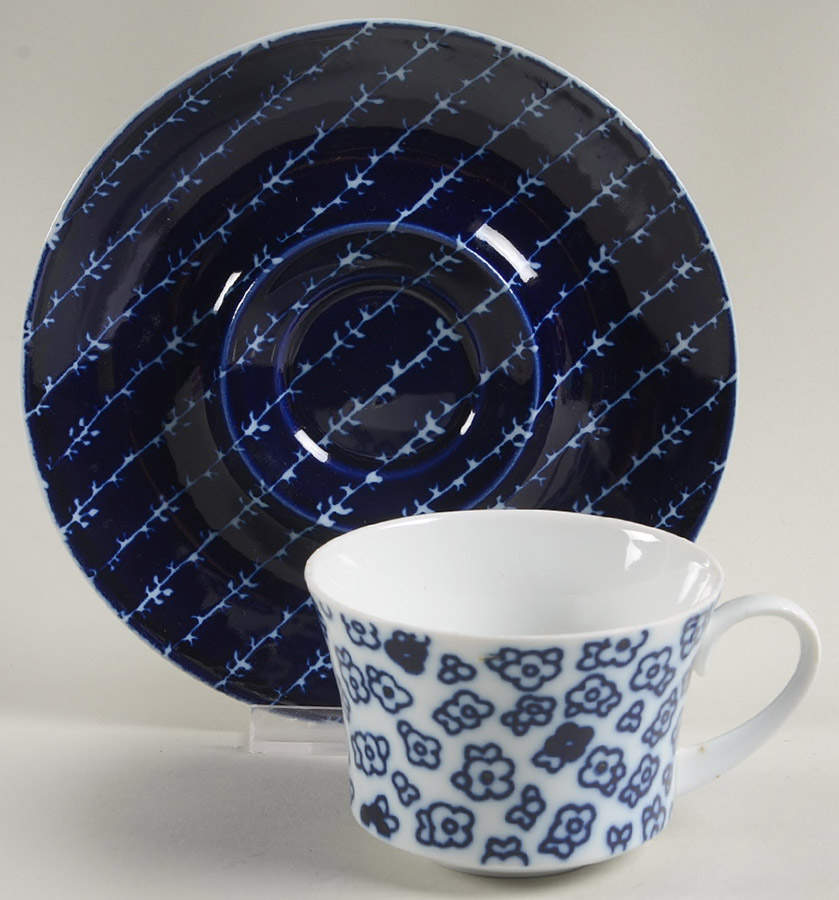 Variance Flat Cup & Saucer Set by Block-1
