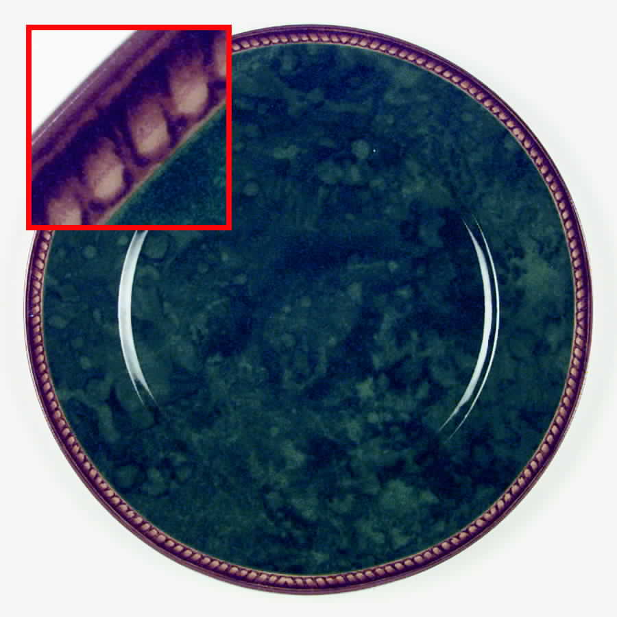 Vintage Emerald Green 12" Chop Plate (Round Platter) by Block-1