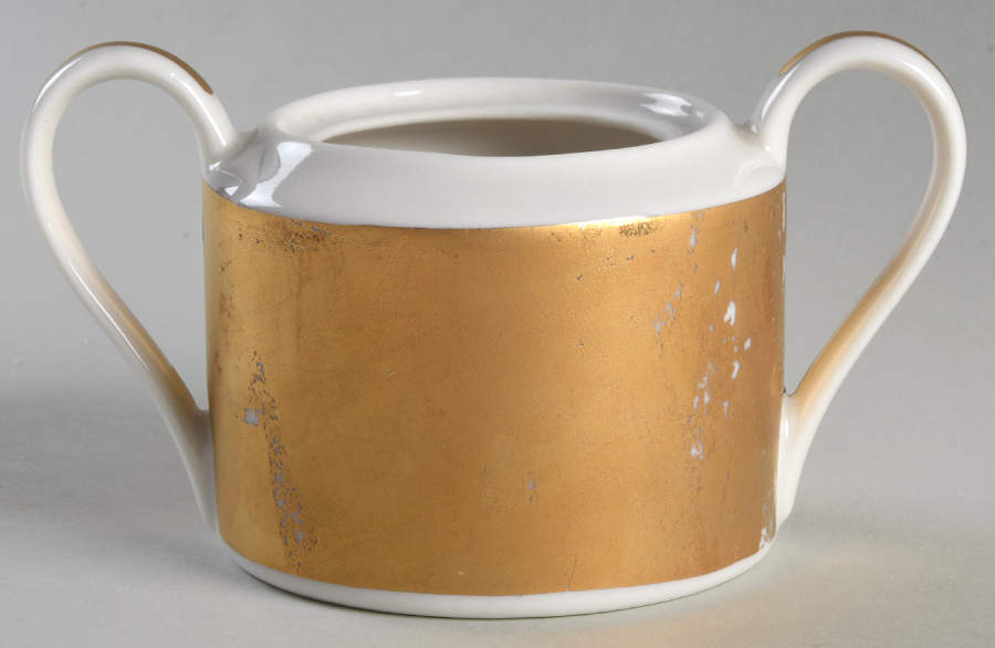 Vintage Gold Sugar Bowl No Lid by Block-1