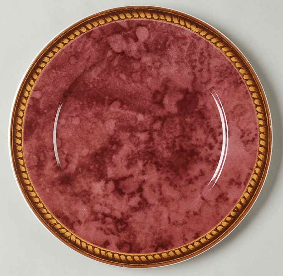 Vintage Rose Quartz Salad/Dessert Plate by Block-1