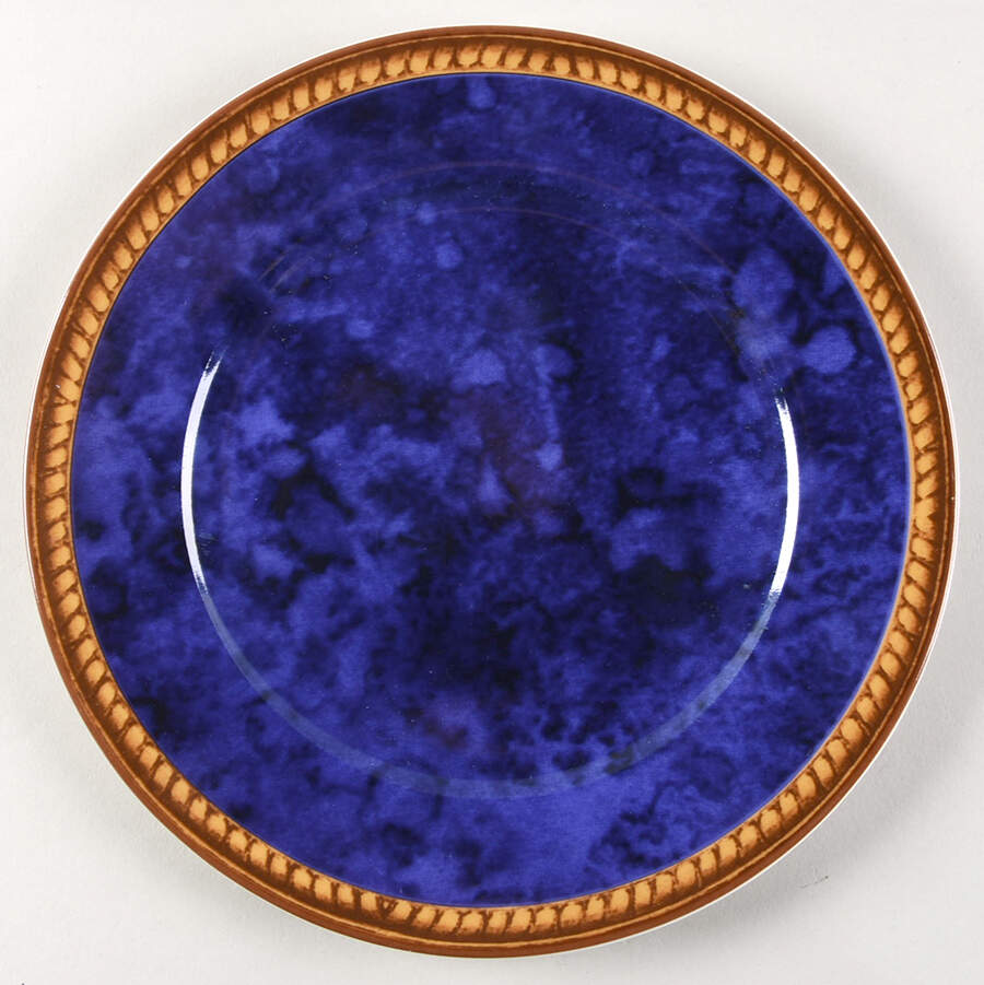 Vintage Sapphire Salad/Dessert Plate by Block-1