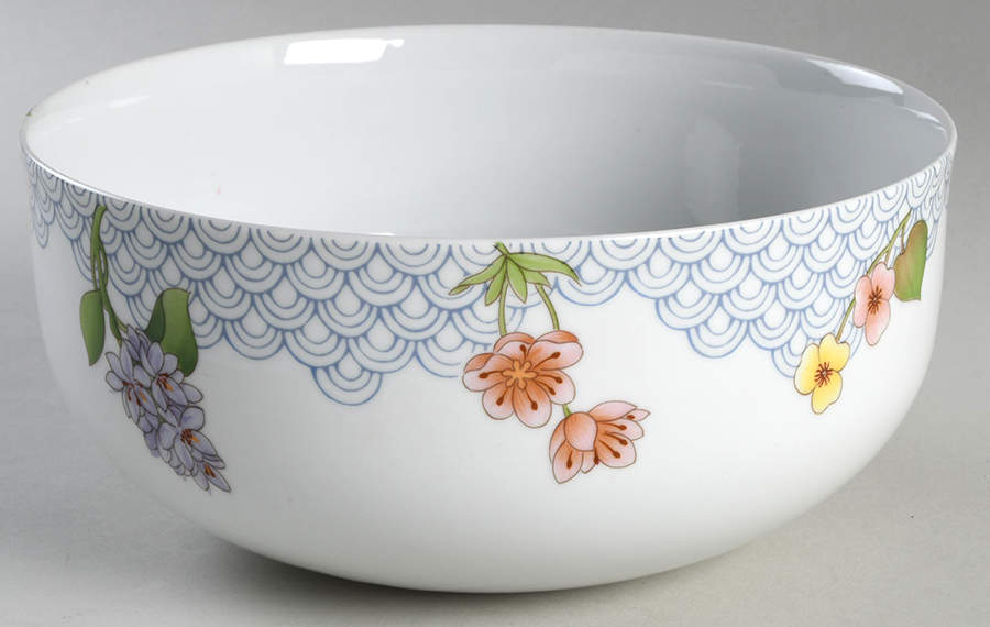 Water Garden 7" Round Vegetable Bowl by Block-1