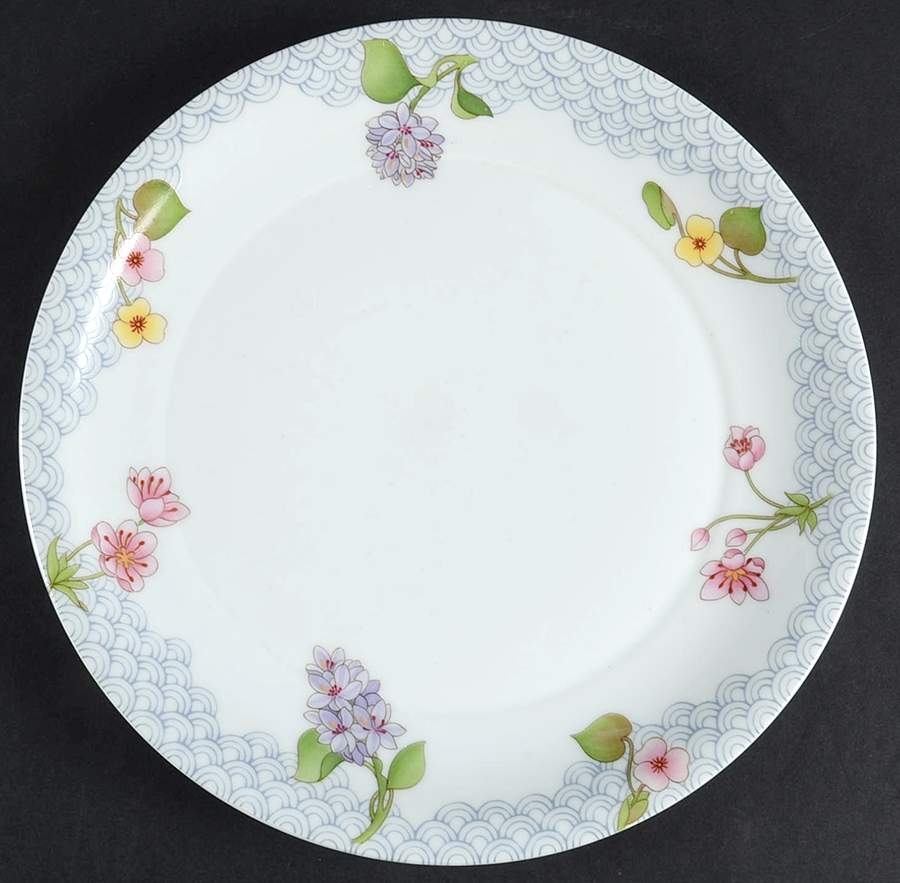 Water Garden Salad Plate by Block-1