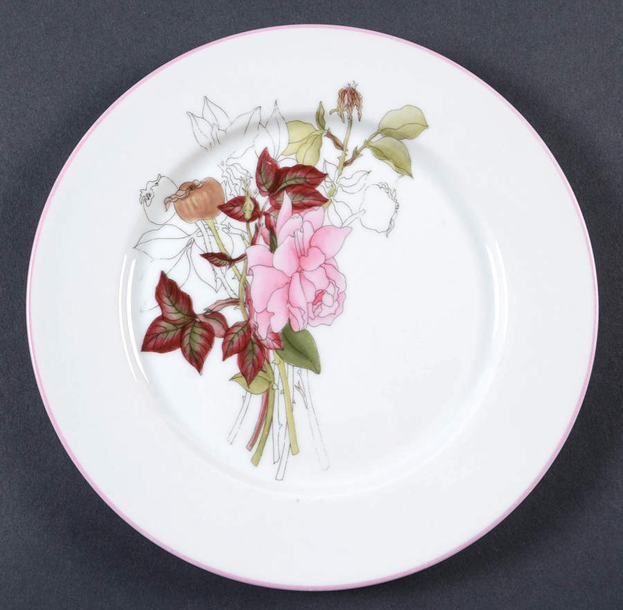 Western Rose Salad Plate by Block-1