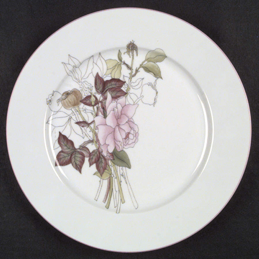 Western Rose Dinner Plate by Block-1