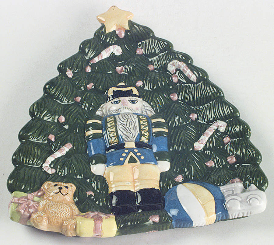 Whimsy Christmas Figural Candy Plate by Block-1