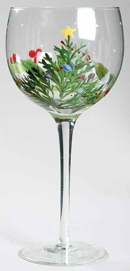 Whimsy Christmas 14 Oz Glassware Goblet by Block-1