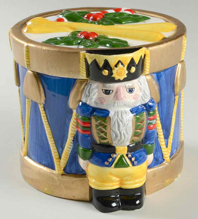 Whimsy Christmas Figural Sugar Bowl & Lid by Block-1