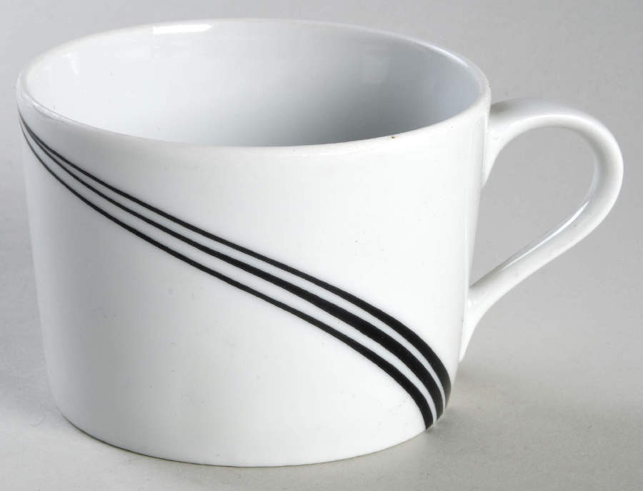 White Pearl Flat Cup by Block-1