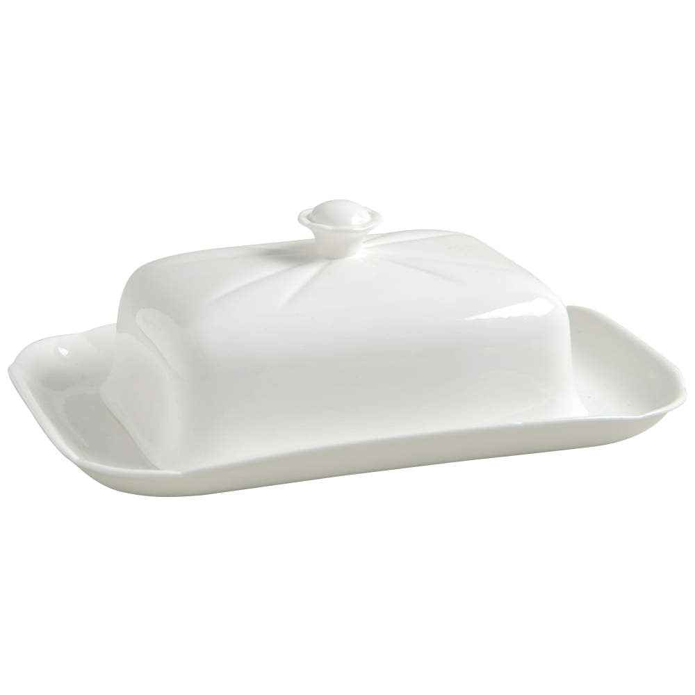 Windsor Bone Rectangular Covered Butter by Block-1
