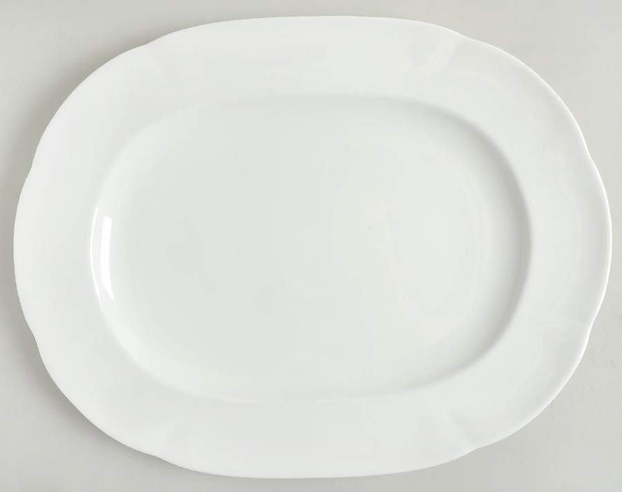 Windsor Bone 15" Oval Serving Platter by Block-1