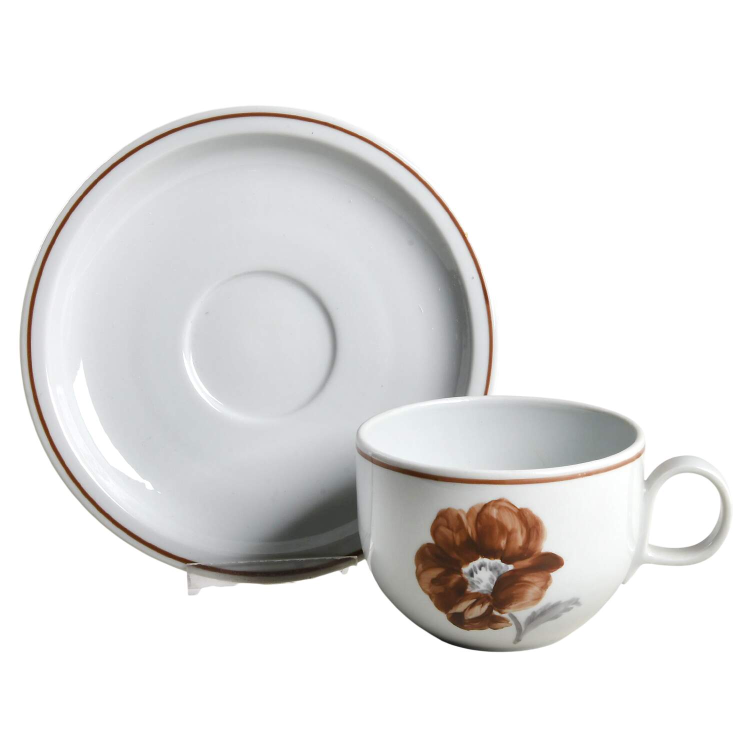 Wildflowers Flat Cup & Saucer Set by Block-1
