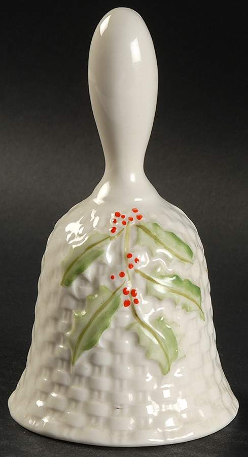 Enchanted Holly Bell by Belleek Pottery (Ireland)-1