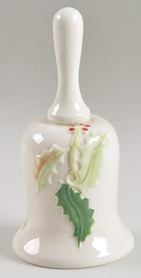 Holly Painted Bell by Belleek Pottery (Ireland)-1
