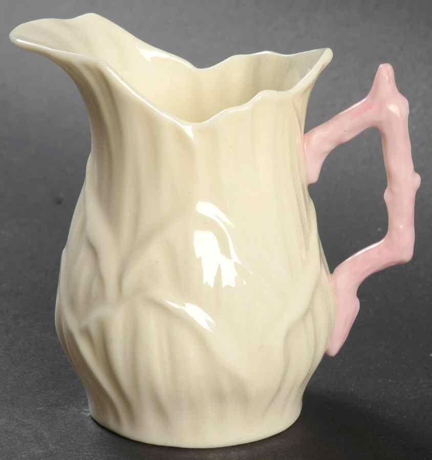 Lily Pink (Irish) Creamer by Belleek Pottery (Ireland)-1
