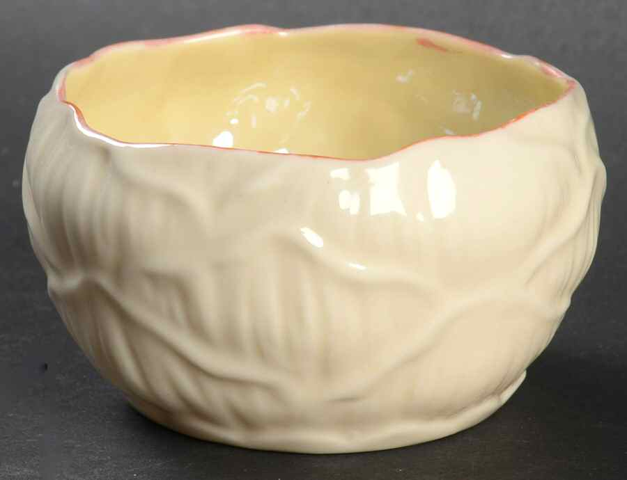 Lily Pink (Irish) Open Sugar Bowl by Belleek Pottery (Ireland)-1
