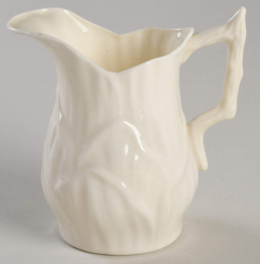 Lily White Creamer by Belleek Pottery (Ireland)-1