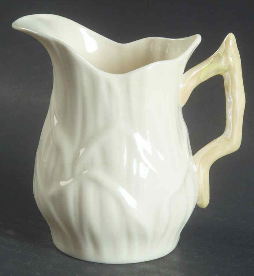 Lily White Creamer by Belleek Pottery (Ireland)-1