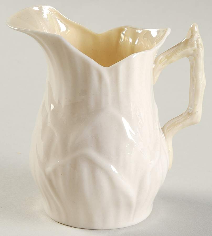 Lily White Creamer by Belleek Pottery (Ireland)-1