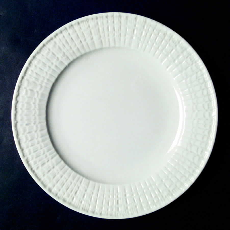 Limpet White (No Trim, Smooth) Dinner Plate by Belleek Pottery (Ireland)-1