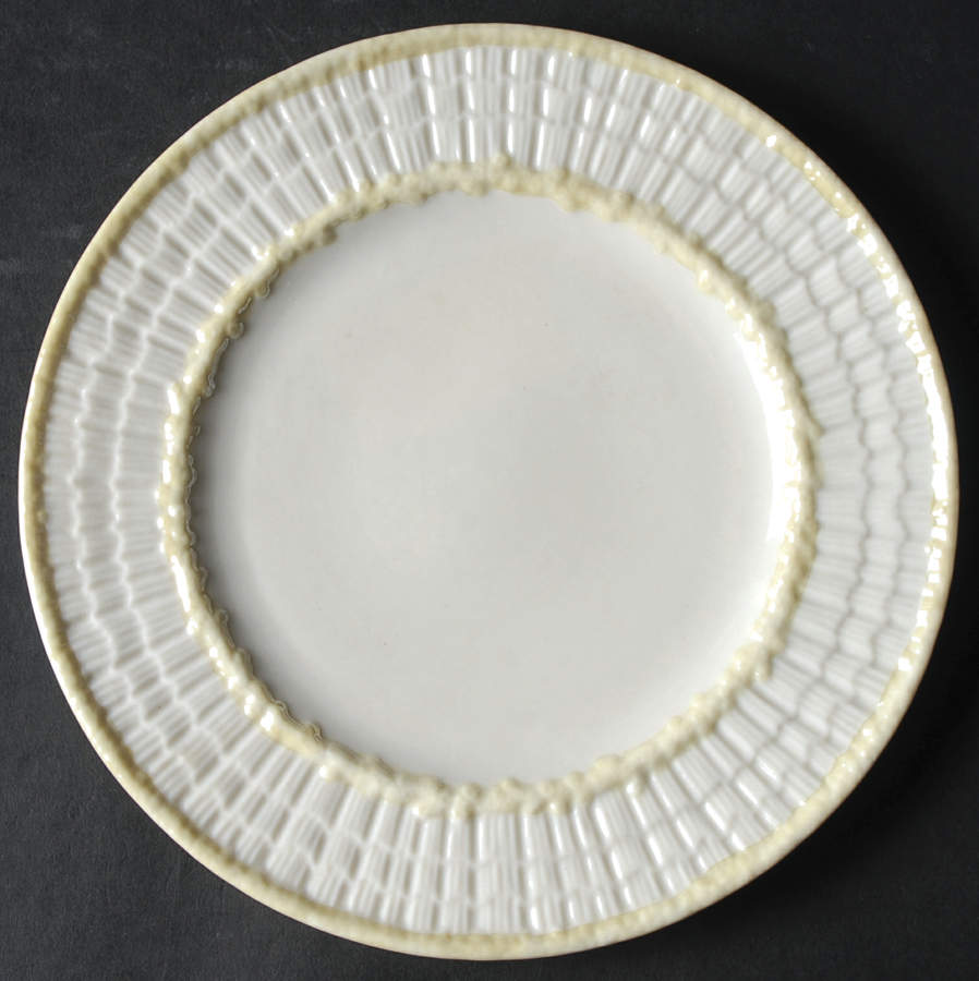 Limpet Yellow Salad Plate by Belleek Pottery (Ireland)-1