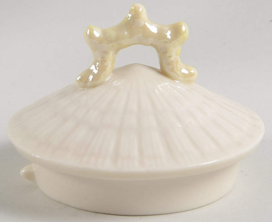 Limpet Yellow Lid for Teapot by Belleek Pottery (Ireland)-1