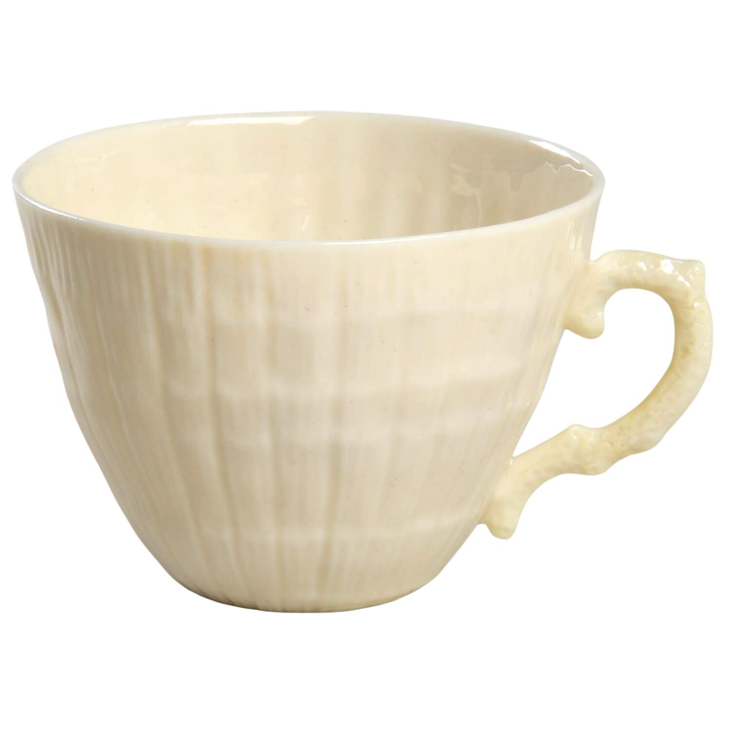 Limpet Yellow Flat Cup by Belleek Pottery (Ireland)-1