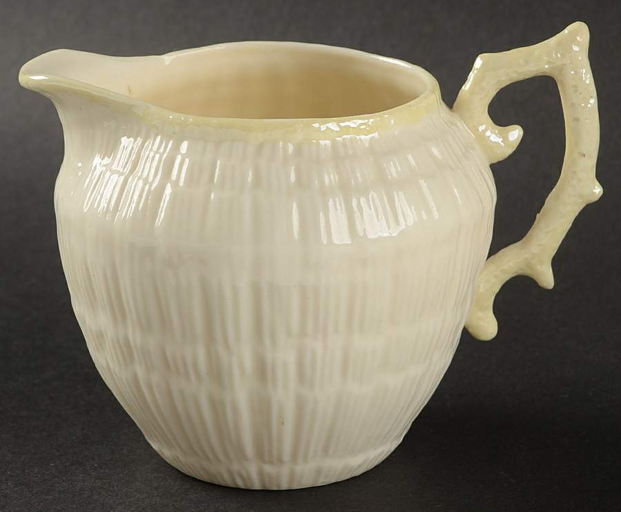 Limpet Yellow Creamer by Belleek Pottery (Ireland)-1