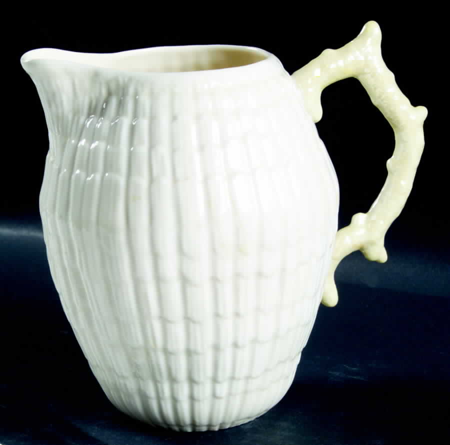 Limpet Yellow 32 Oz Milk Jug by Belleek Pottery (Ireland)-1