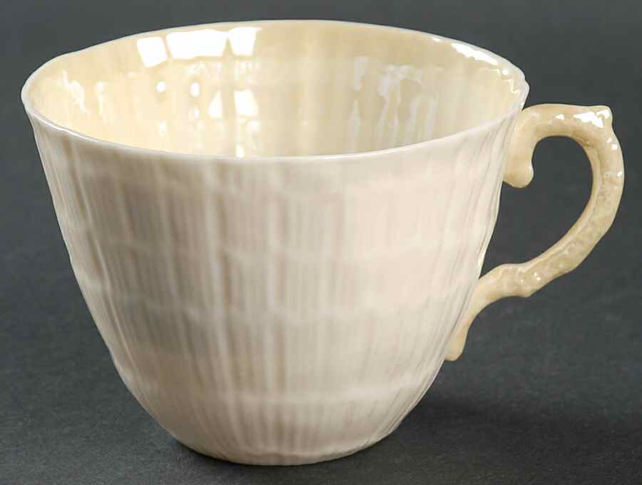 Limpet Yellow Snack Cup by Belleek Pottery (Ireland)-1