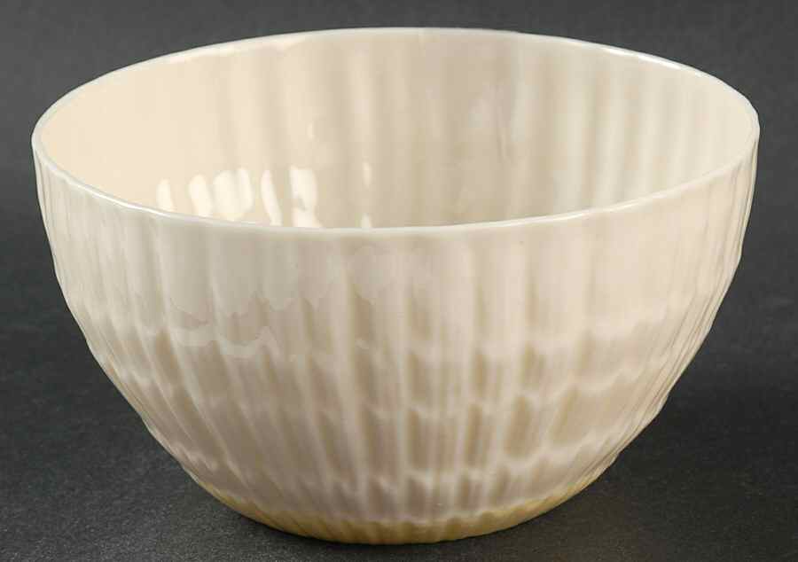 Limpet Yellow Coupe Cereal Bowl by Belleek Pottery (Ireland)-1