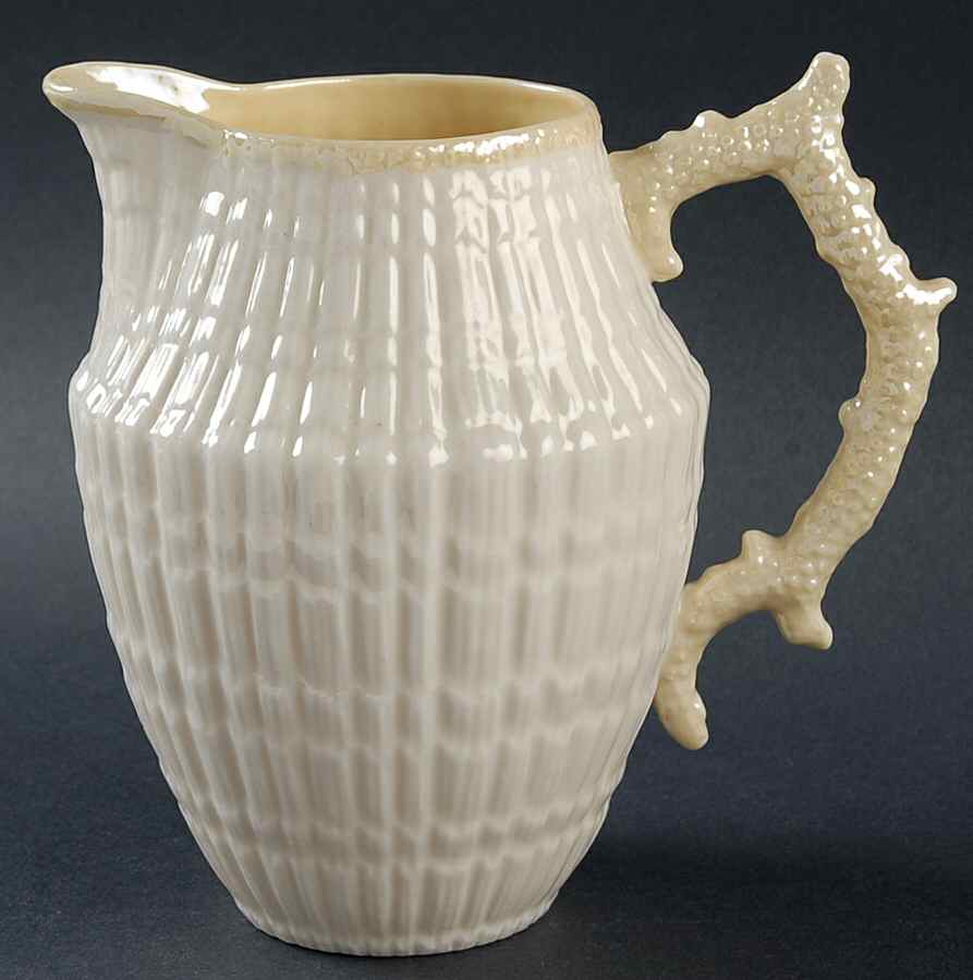 Limpet Yellow 36 Oz Pitcher by Belleek Pottery (Ireland)-1