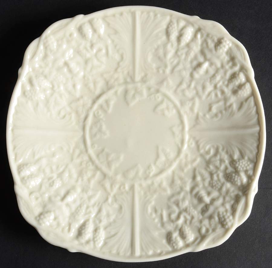 Mask (Irish) (No Lustre Accent) Salad Plate by Belleek Pottery (Ireland)-1