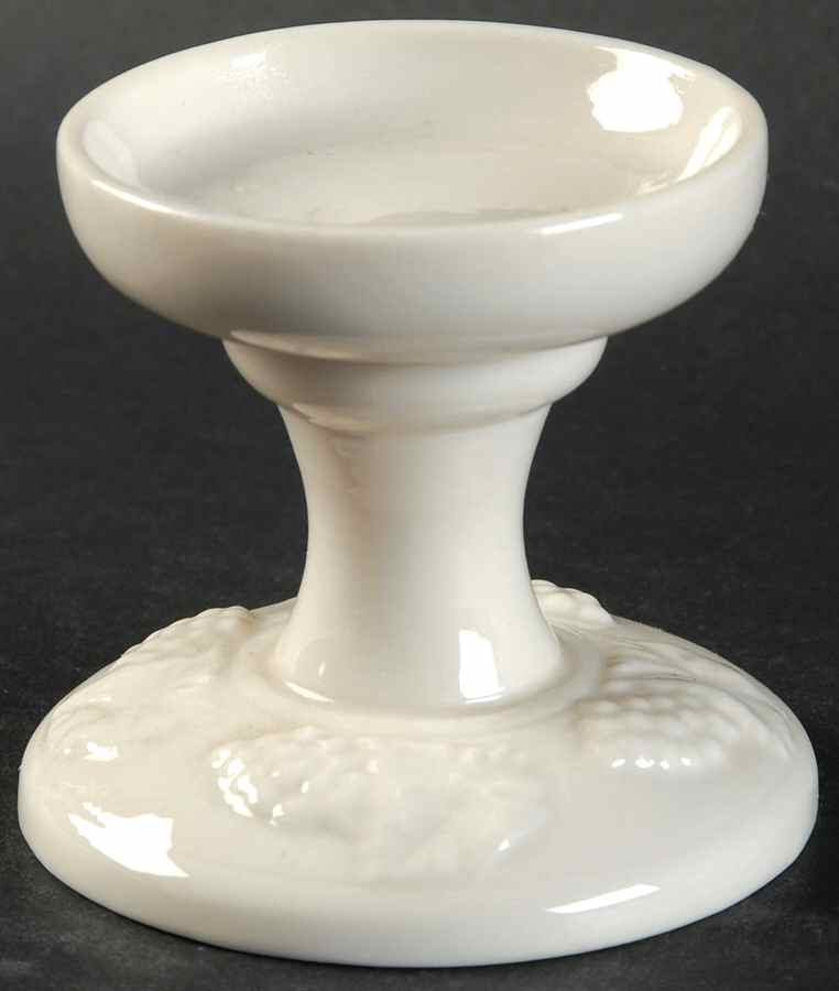 Mask (Irish) (No Lustre Accent) Hurricane Votive No Globe by Belleek Pottery (Ireland)-1