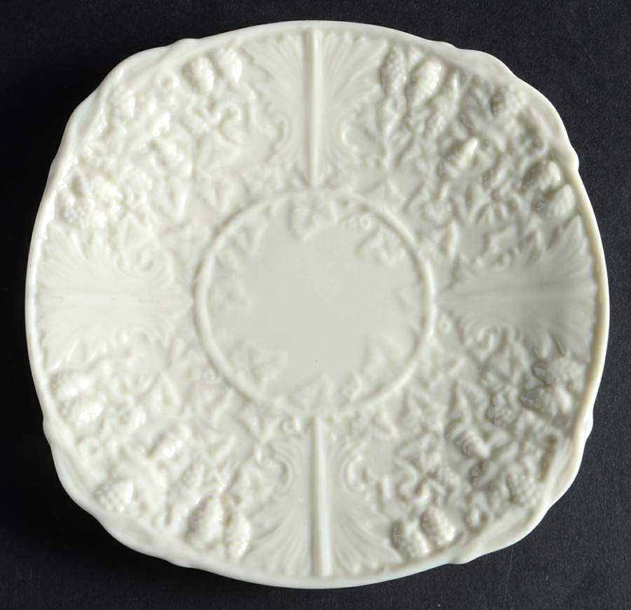 Mask (Irish) (No Lustre Accent) Bread & Butter Plate by Belleek Pottery (Ireland)-1