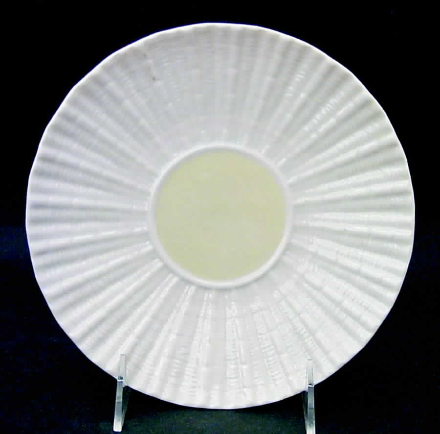 Neptune Yellow Saucer for Cream Soup Bowl by Belleek Pottery (Ireland)-1
