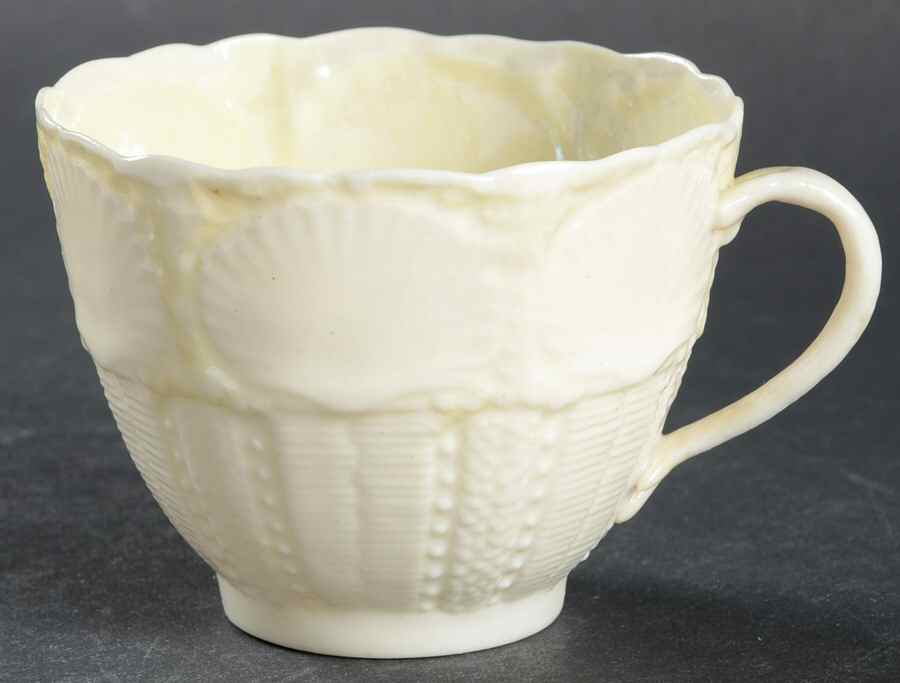 New Shell Yellow Flat Cup by Belleek Pottery (Ireland)-1