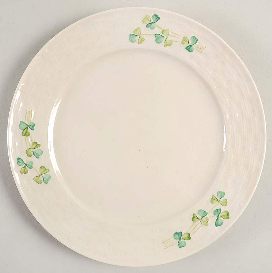 Shamrock Salad Plate by Belleek Pottery (Ireland)-1