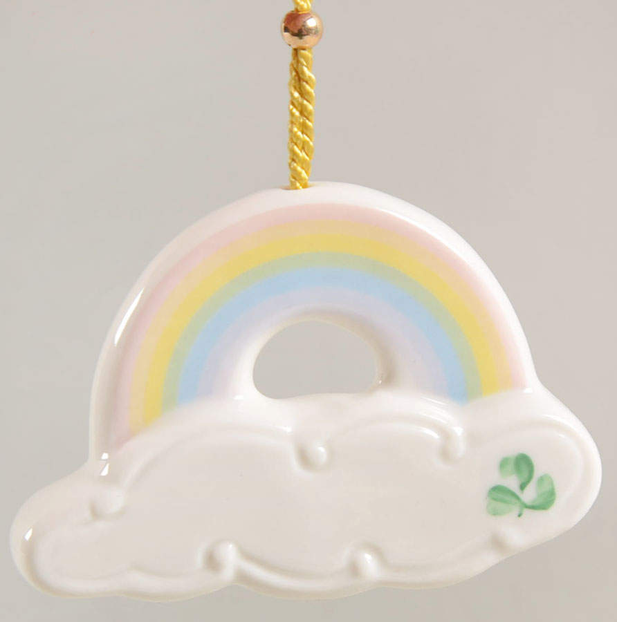 Belleek Christmas Ornament Rainbow - Boxed by Belleek Pottery (Ireland)-1