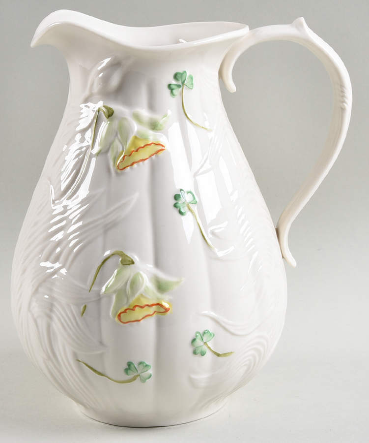 Shamrock 70 Oz Pitcher by Belleek Pottery (Ireland)-1