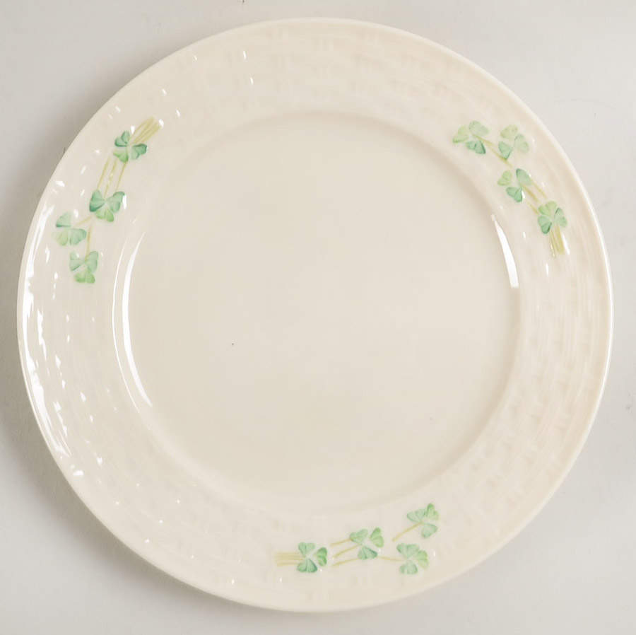 Shamrock Salad Plate by Belleek Pottery (Ireland)-1