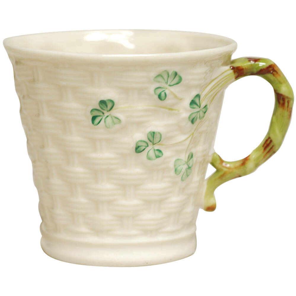 Shamrock Mug by Belleek Pottery (Ireland)-1